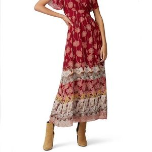 Madewell Tulip-sleeve Maxi Dress in Tall Sunflowers | 0